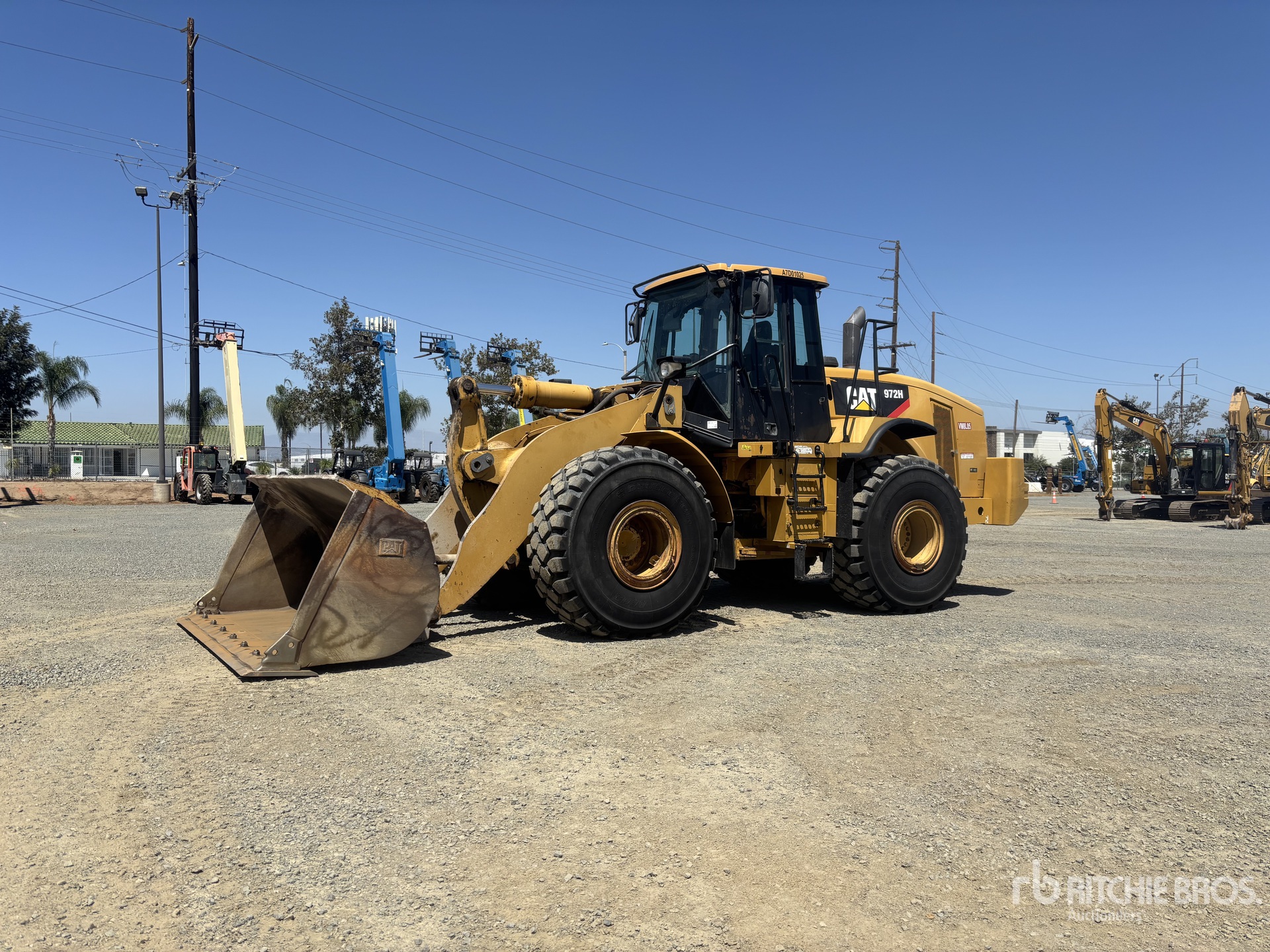 2010 Cat 972H Chargeuse sur pneus