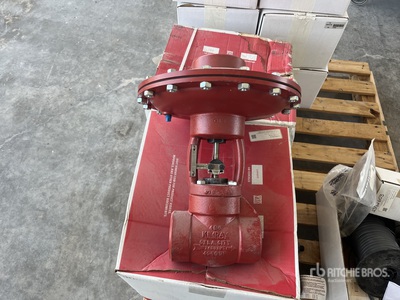 Quantity of (3) Kimray 2in x 2000PSI, Steel Pneumatic Actuator Valve Zawór produkcyjny