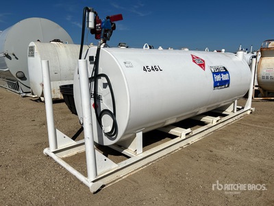 2010 Westeel Skid Mounted Steel Fuel Tank