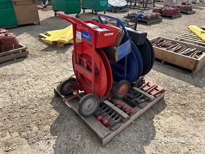 Quantity of (3) Warehouse Banding Carts Varios. Industrial