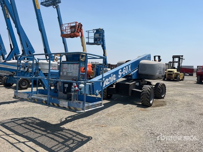 2018 Genie S60X 4WD Diesel Telescopic Boom Lift