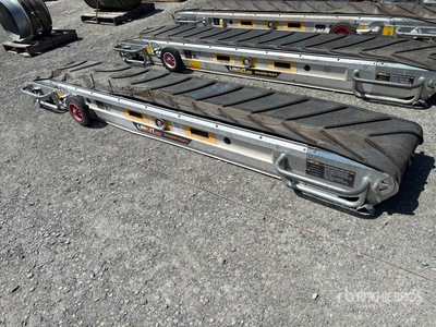 2022 Interquip LKS450-3.2 16 in x 10 ft Portable Transfer Conveyor