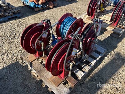 Quantity of (4) Alemite Retractable Hose Reels