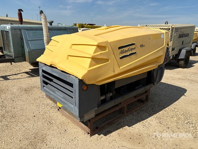 2017 Atlas Copco XAS 88 185 cfm Skid-Mounted Luftkompressor
