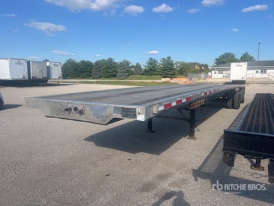 2020 Benson 524 A 48 ft T/A Spread Axle Pritsche Anhänger