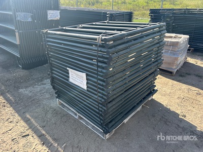 Quantity of (24) 2025 BYT MSFGTE04 4 ft Mesh Frame Livestock Gate (Unused)