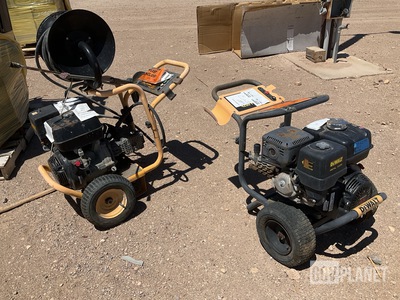 (2) Assorted DeWalt Pressure Washers