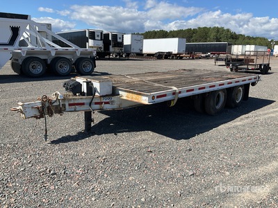 1990 Nova Platform 18 ft T/A Plant Trailer