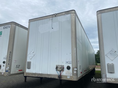 2013 Wabash DVCVHPC 53 ft x 102 in T/A Van Trailer