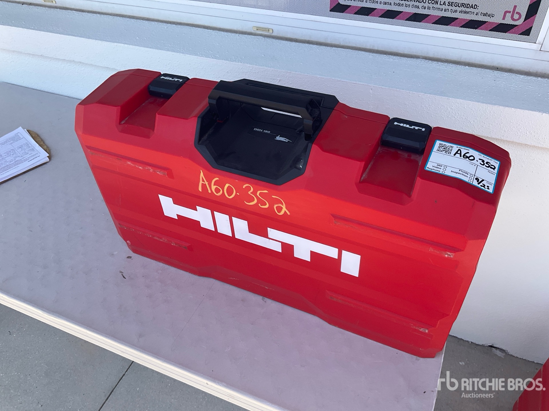 2022 Hilti DGH150 Concrete Grinder