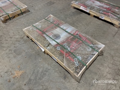 Quantity of (5) 2025 Suihe BC-9200 9200 lb Ratchet Binders & (10) 20 ft Chains (Unused)