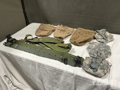 (925) Canteen Pouches, (381) Magazine Dump Pouches & Assorted Items