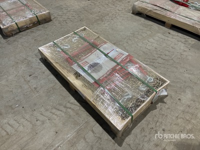 Quantity of (5) 2025 Suihe BC-5400 5400 lb Ratchet Binders & (10) 20 ft Chains (Unused)
