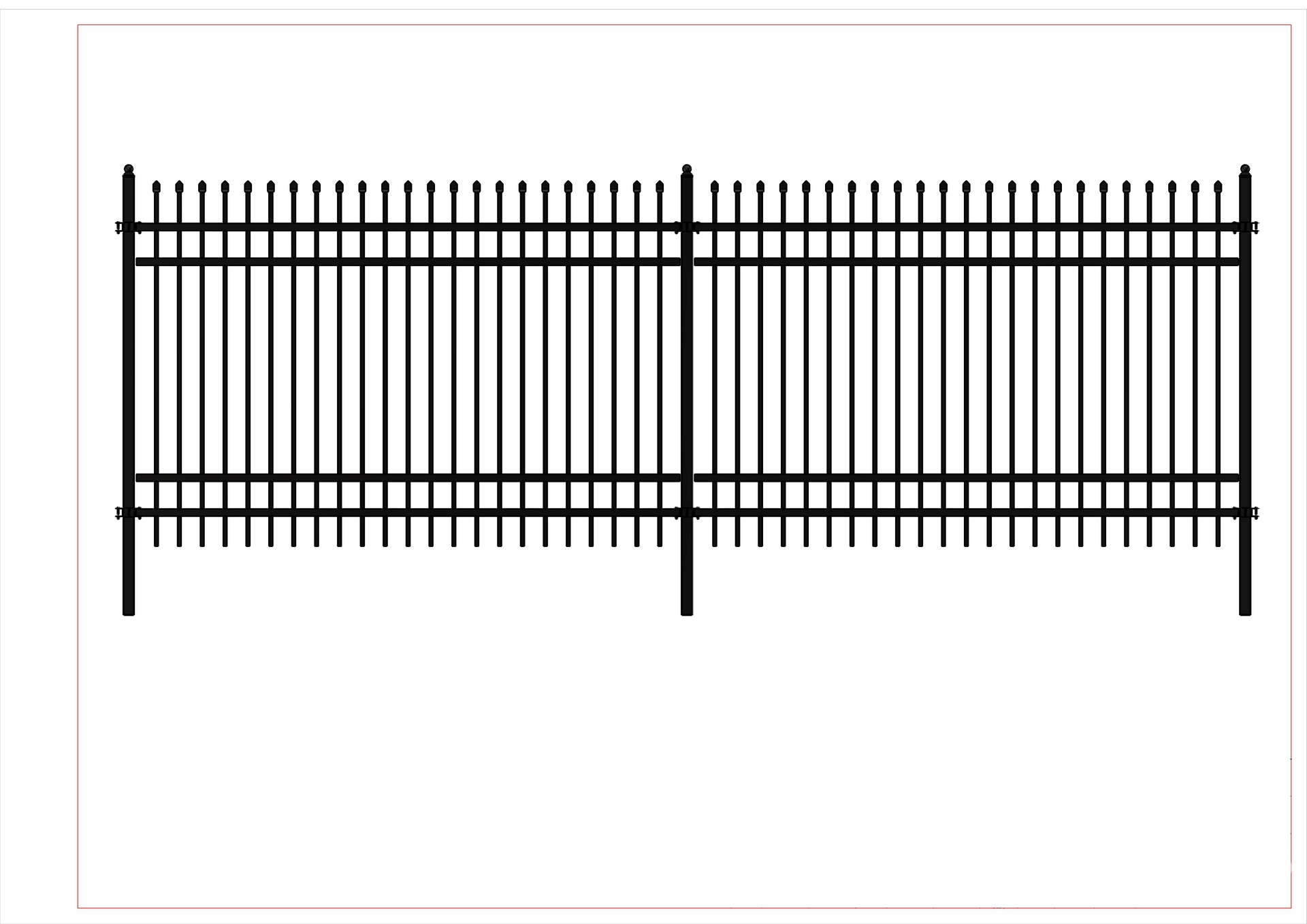 2025 Suihe F-X-30-4 10 ft x 7 ft Fencing (Unused)