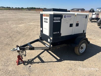 2013 Atlas Copco QAS25KD 20 kW Mobile 発電機セット (250-749 kw/310-950 kva)