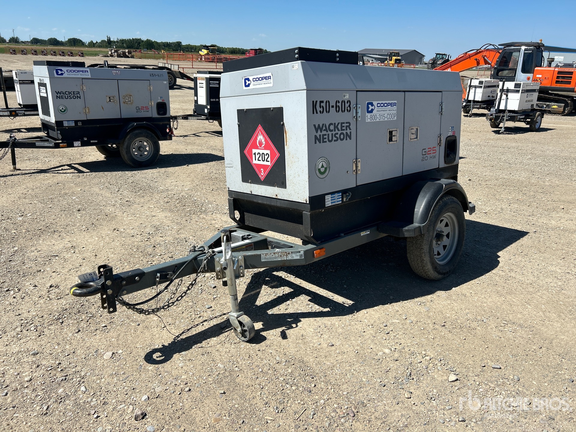 2014 Wacker Neuson G25 20 kW Mobile 発電機セット (250-749 kw/310-950 kva)