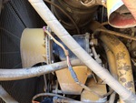 Engine with A/C Compressor