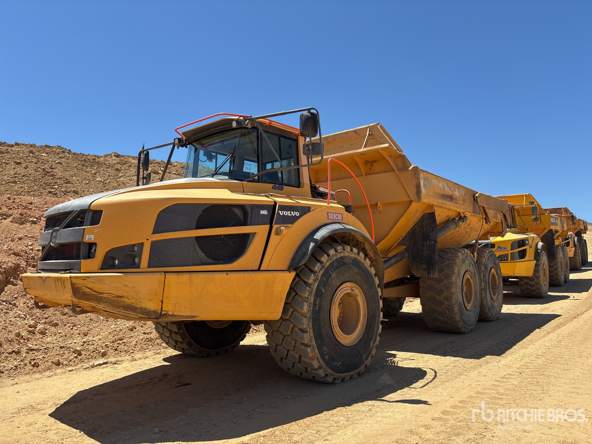 2015 Volvo A40G Knickgelenkter Muldenkipper