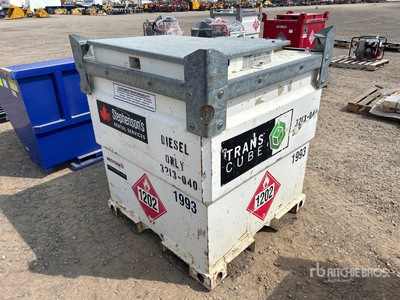 Western Trans Cube 1000 L Skid Mounted Steel Diesel Fuel Tank