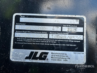 2015 JLG G10-55A Teleskoplader
