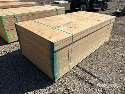 Quantity of (50) 5/8 in DFP/CSP No Stamp Plywood (Unused)