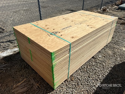 Quantity of (40) 3/4 in DFP/CSP No Stamp Plywood (Unused)