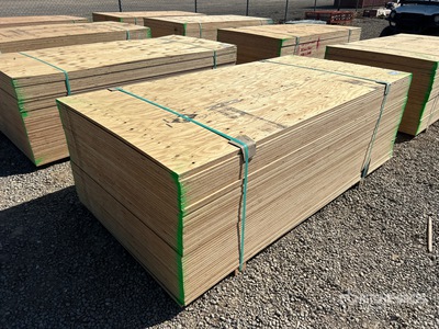Quantity of (50) 5/8 in DFP/CSP No Stamp Plywood (Unused)