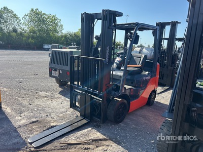 2016 Toyota 8FGCU25 4500 lb Cushion Tire Forklift