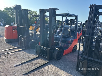 2016 Toyota 8FGCU25 4500 lb Cushion Tire Forklift