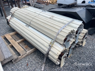 Quantity of (5) 8 ft Roll Up Overhead Doors