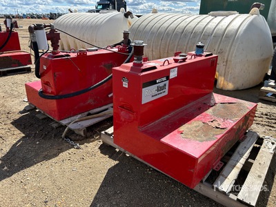 Quantity of (2) Westeel 318 L Steel L-Shaped Fuel Tank