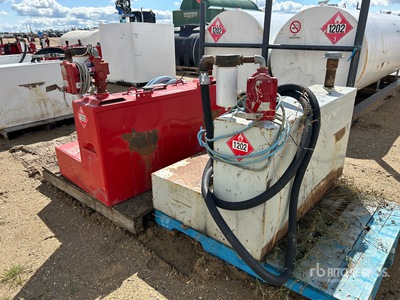 Quantity of (2) Steel L-Shaped Fuel Tank