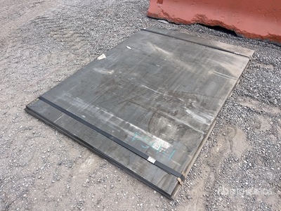 Quantity of (2) 2025 Kit Containers 6 ft 1 in x 7 ft (1 in Thick) Stahlplatten