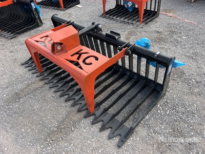 2025 Kit Containers QT-SG-S76-V3 76 in Skeleton Skid Steer Grapple