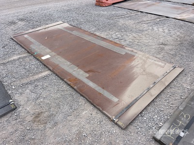 Quantity of (2) 2025 Kit Containers 5 ft x 12 ft (.5 in Thick) Stahlplatten