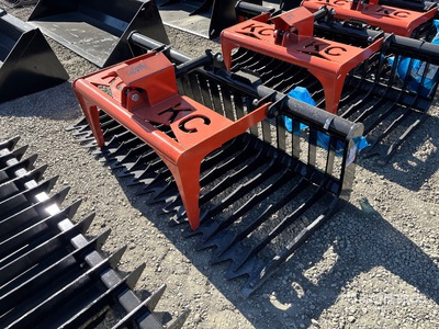 2025 Kit Containers QT-SG-S76-V3 76 in Grapple Bucket Skid Steer Grapple