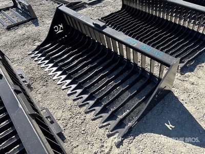 2025 Kit Containers QT-SB-H76-V3 76 in Skid Steer Screening Bucket