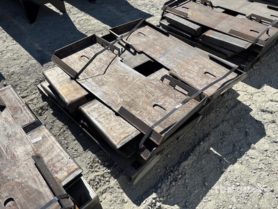 Quantity of (10) 2025 Kit Containers QT-F-BLANK Skid Steer Attachment Mounting Plate