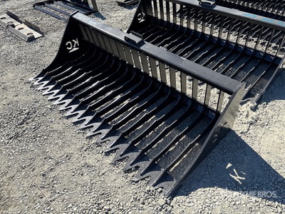 2025 Kit Containers QT-SB-H76-V3 76 in Skid Steer Screening Bucket