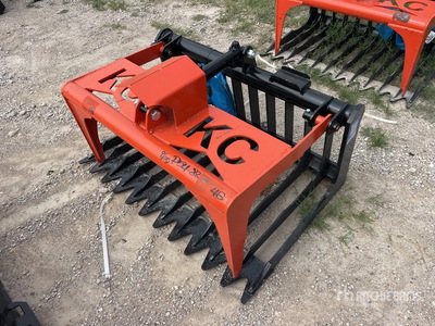 2025 Kit Containers QT-SG-S48 48 in Skeleton Skid Steer Grapple (Unused)