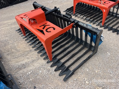 2025 Kit Containers QT-SG-S76-V3 76 in Skeleton Skid Steer Grapple (Unused)