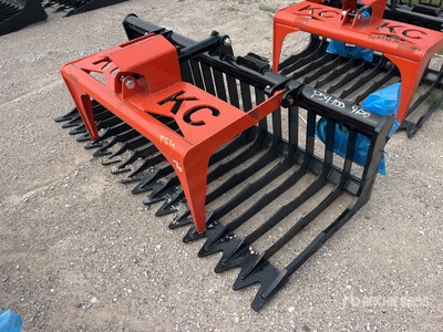 2025 Kit Containers QT-SG-S76-V3 76 in Skeleton Skid Steer Grapple (Unused)