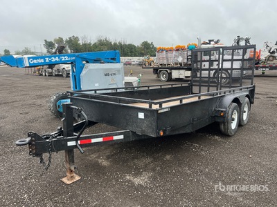 2018 Canadian Trailer 7468 lb 16 ft T/A Equipment Trailer
