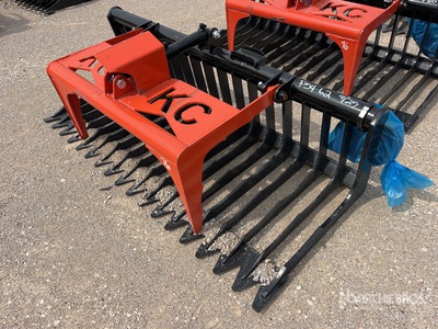 2025 Kit Containers QT-SG-S76-V3 76 in Skeleton Skid Steer Grapple (Unused)
