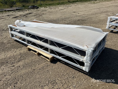 Quantity of (2) 2025 BYT BDF410 4 ft x 10 ft Aluminum Boat Dock Section Kit (Unused)
