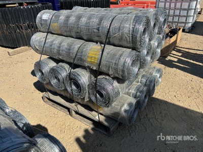 Quantity of (15) 2025 BYT FFC762 330 ft x 4 ft Galvanized Farm Clôture (Unused)