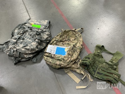 (30) Fighting Load Carriers, (1) Medium Rucksack & Assorted Items