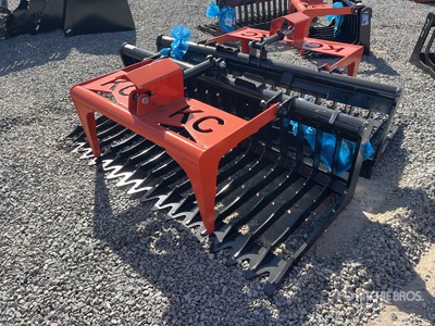 2025 Kit Containers QT-SG-S76-V3 76 in Skid Steer Grapple Bucket