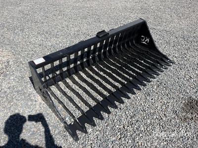 2025 Kit Containers QT-SB-H76-V3 76 in Skeleton Skid Steer Bucket (Unused)