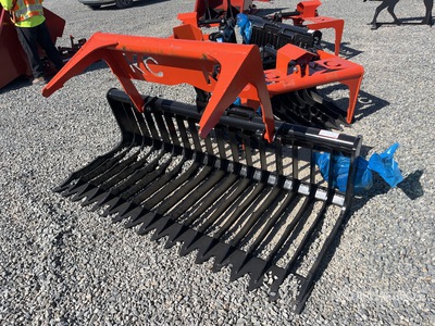 2025 Kit Containers QT-SG-S76-V3 76 in Skid Steer Grapple Bucket